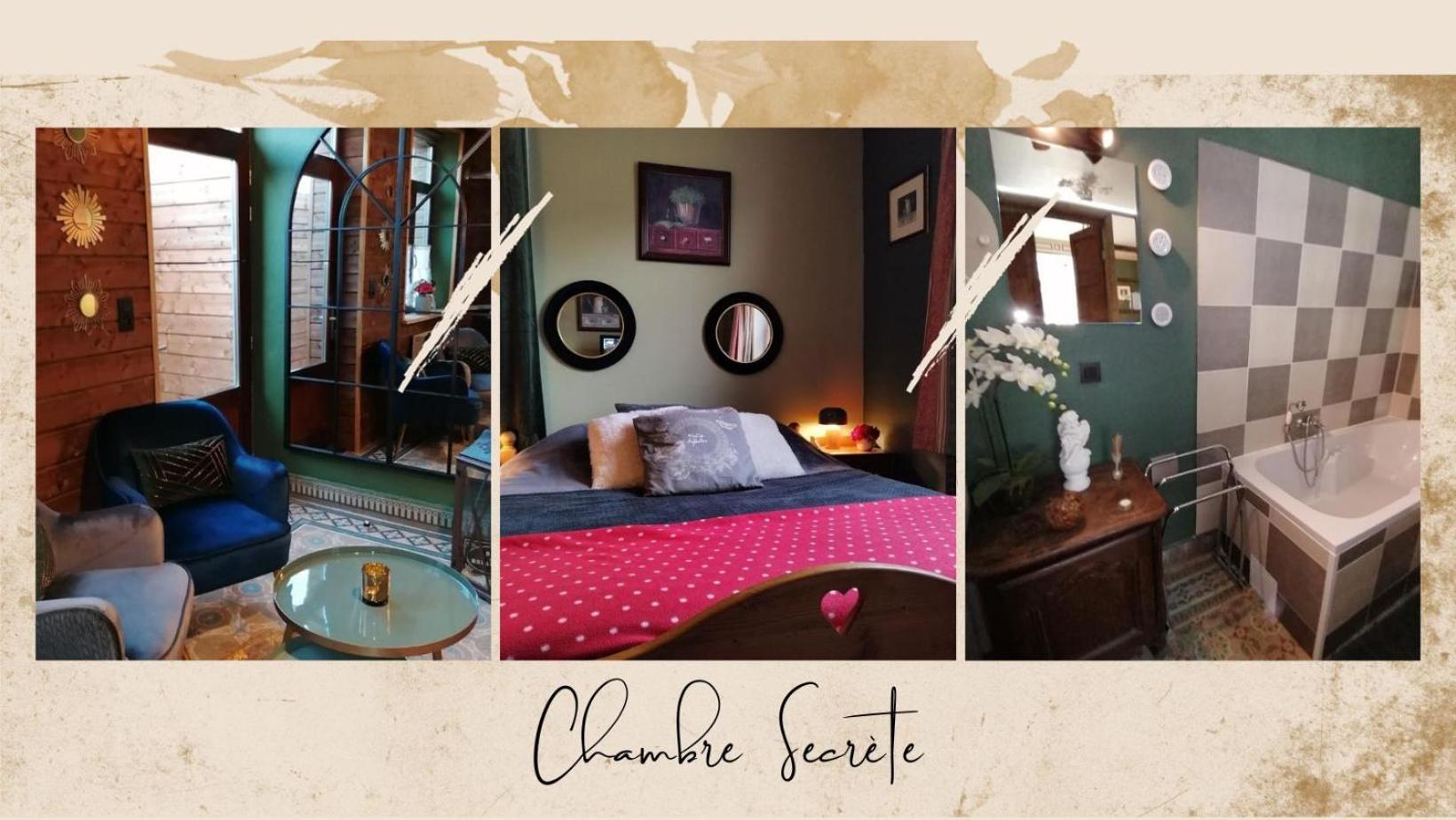 Maison D'Hote Les Notes Endormie Chambre Secrete Berzee Zewnętrze zdjęcie